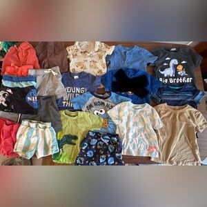 Toddler boy 3T summer spring clothes lot, swimsuit, Disney, cat and jack, bigbro